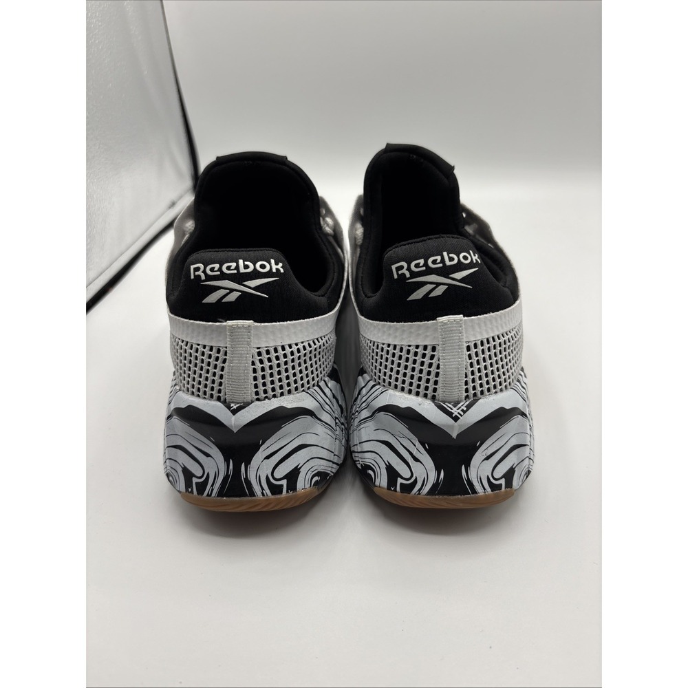 Reebok Flashfilm Training shoes Women's Size 10/Mens Size 8.5 White Black - Picture 3 of 5